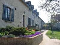 Façade côté cour du logis principal