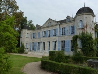 La façade sur le parc