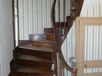 la cage d'escalier