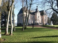 Un château luxueusement restauré, façon hôtel